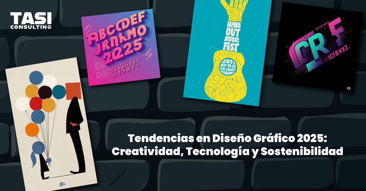 Tendencias en Diseño Gráfico 2025: Creatividad, Tecnología y Sostenibilidad
